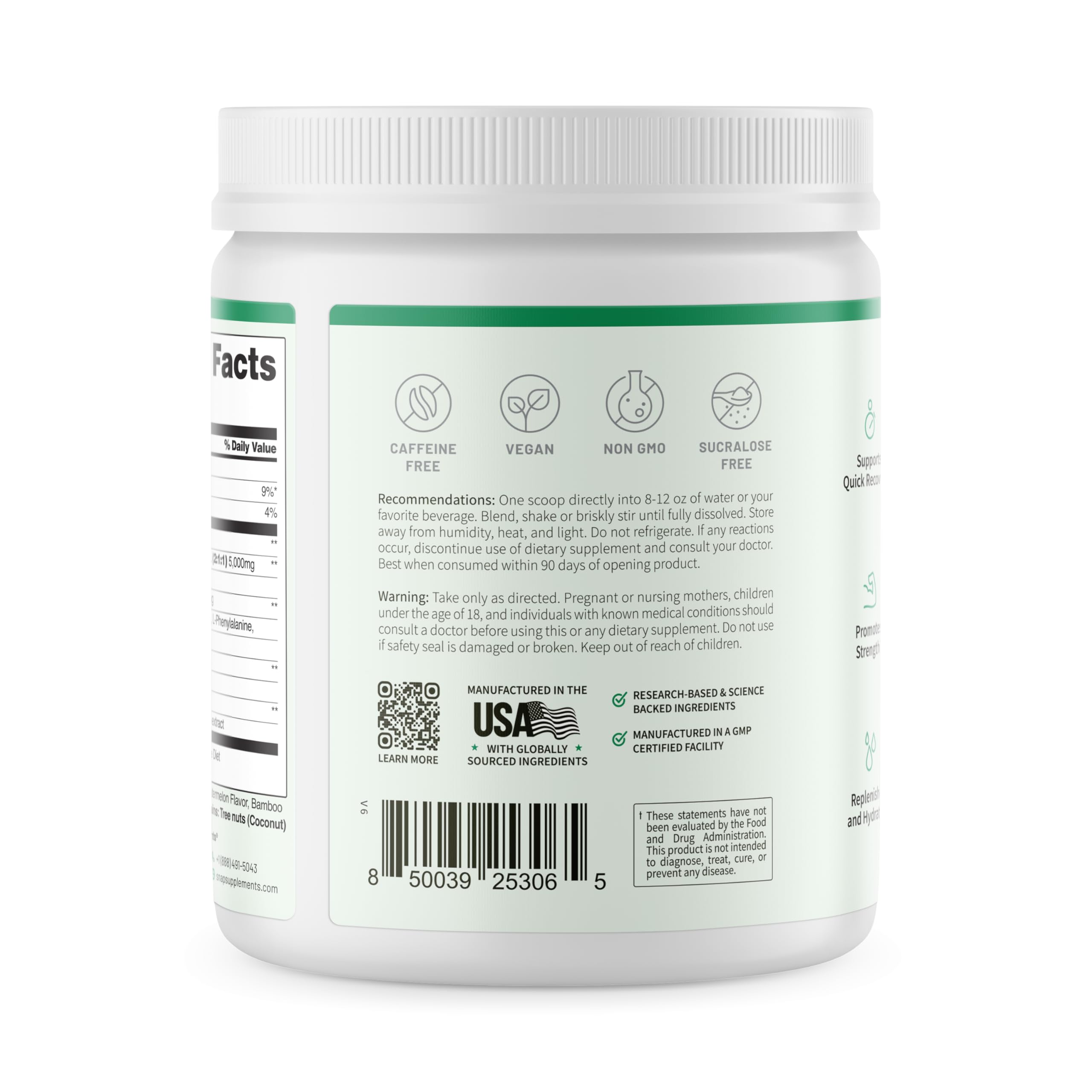 Powder texture close-up in scoop