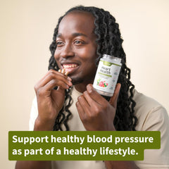 12 botanicals including hawthorn berry and olive leaf extract
