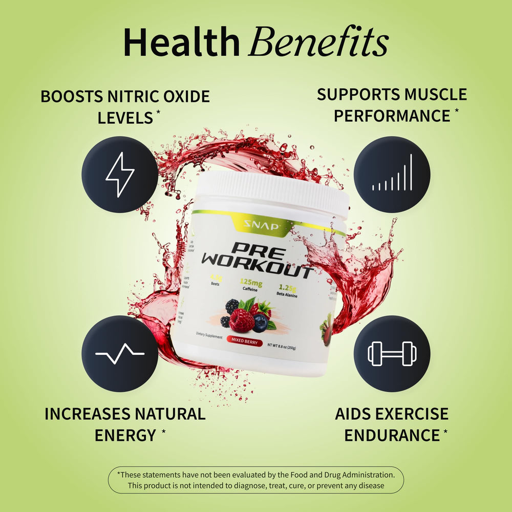 Snap Supplements beet root powder mixing glass demonstrates quick dissolve before training