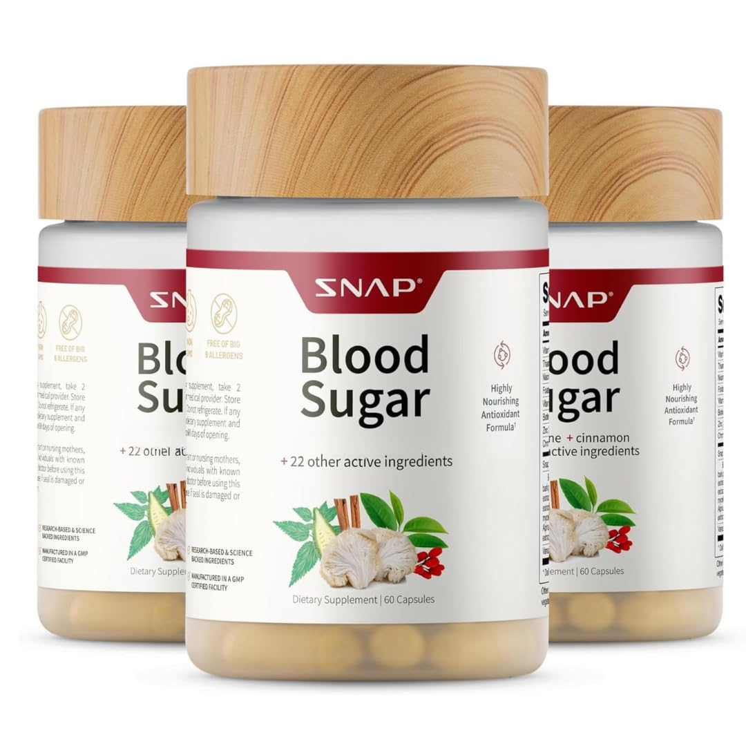 Hero image of Snap Supplements Blood Sugar Blend bottle - 180 count