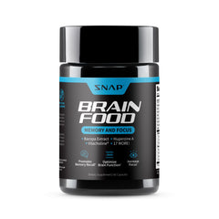 Snap Supplements Brain Booster bottle front view with label