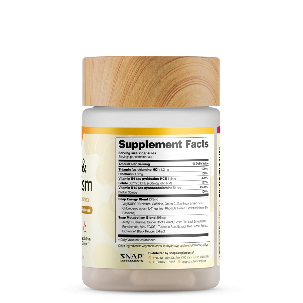 Product packaging and label on a clean surface