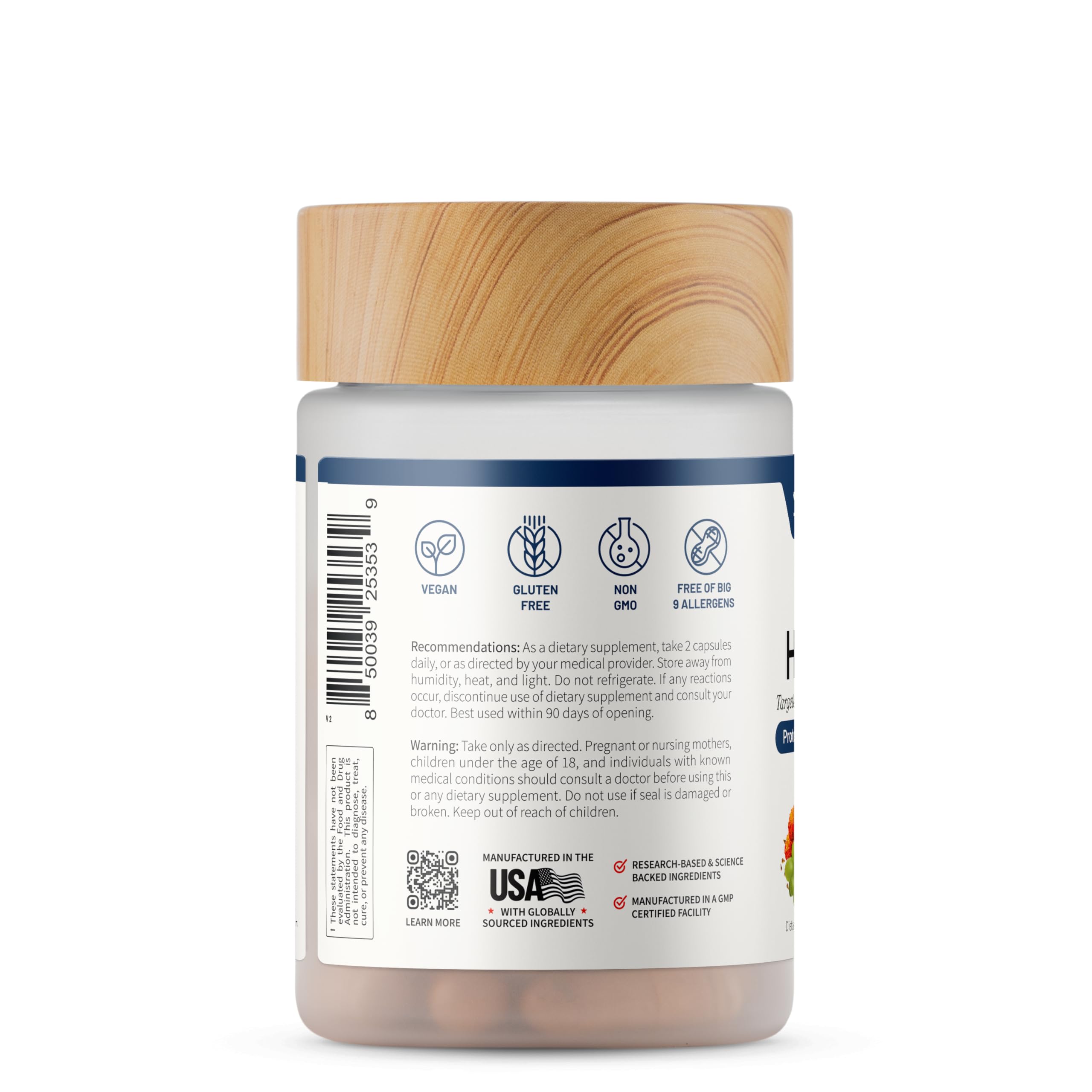 Visual representation of natural carotenoid components bilberry and lycopene