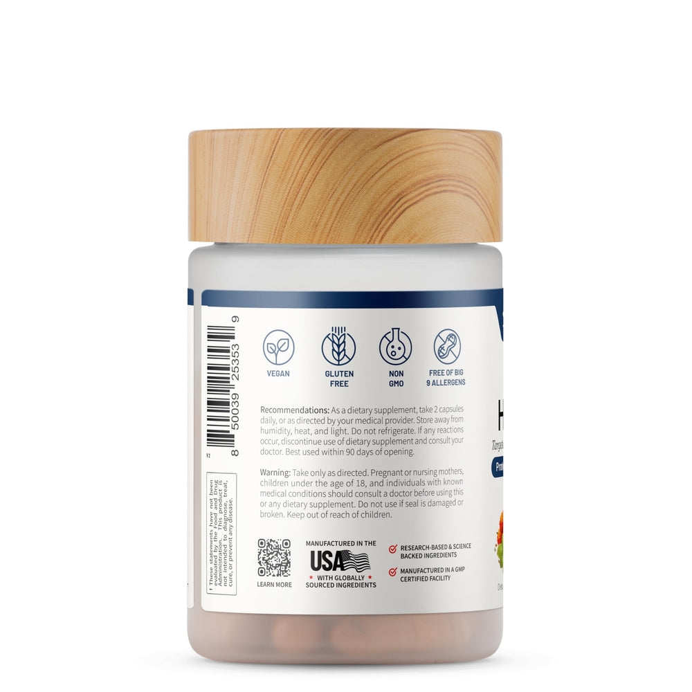 Visual representation of natural carotenoid components bilberry and lycopene