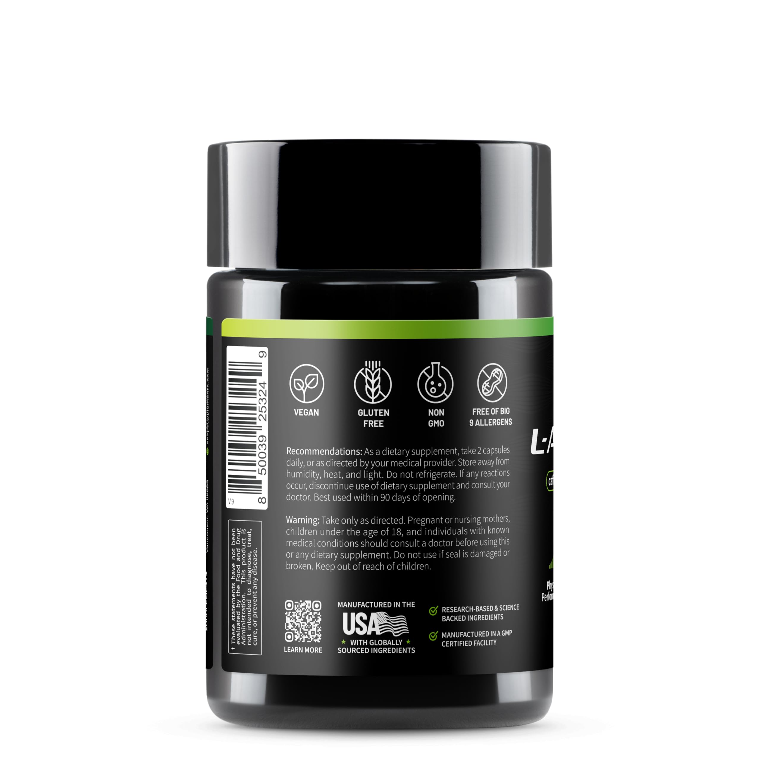 All-in-one L-Arginine supplement for circulation and energy