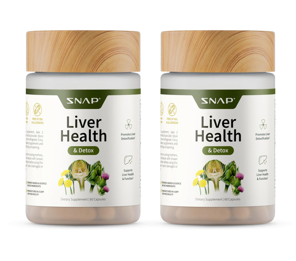 Snap Supplements Liver Health & Detox bottle front view