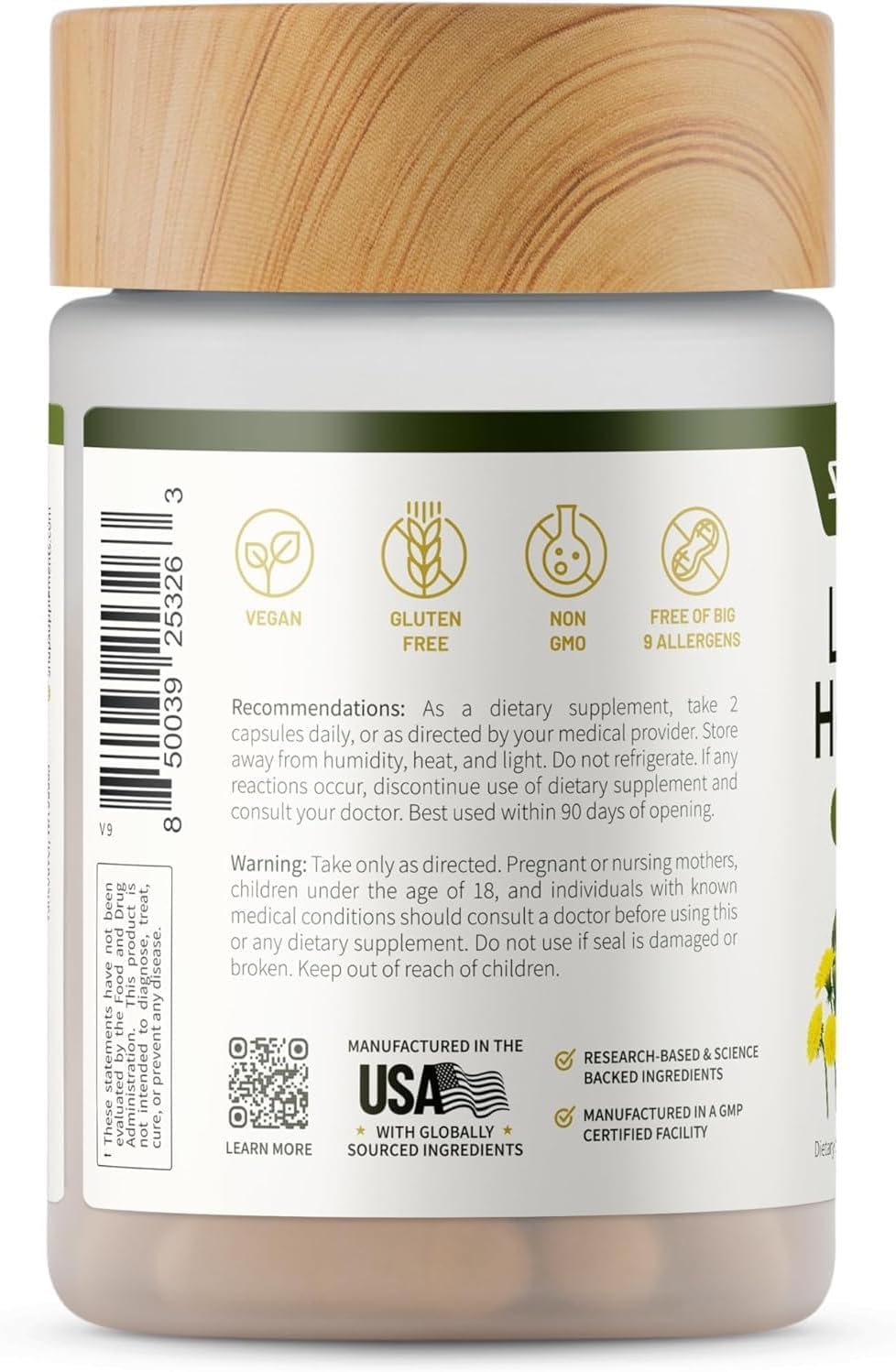 Two-pack packaging of Snap Supplements Liver Health & Detox