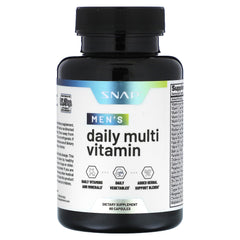 Bottle of Snap Supplements Men's Multivitamins with 60 capsules
