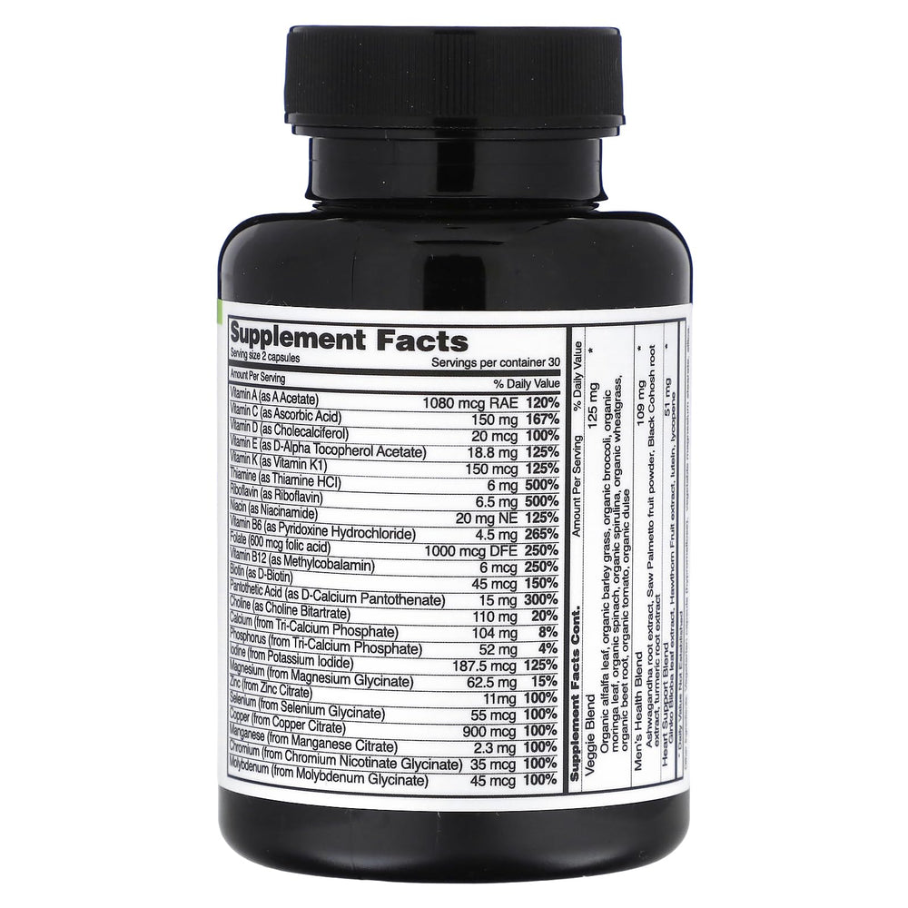 Close-up of the label highlighting Vitamin D, B12, Zinc and Vitamin C