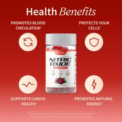 Nutrition label and product details on the gummy package