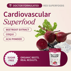 Beet root extract, CoQ10 and acai ingredients