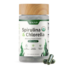 Hero image for Snap Supplements Organic Spirulina & Chlorella