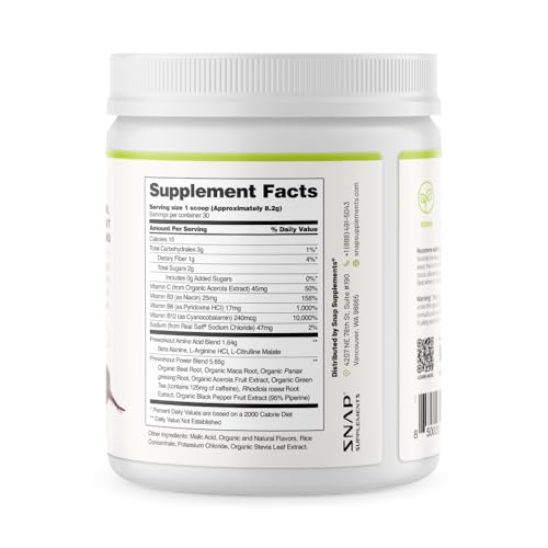 Snap Supplements in-use pre-workout drink ready-to-drink energy boost