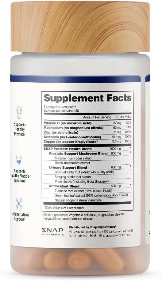 On-the-go daily Prostate Health supplement for men