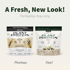 Nutrition panel showing 21g protein per serving