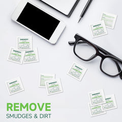 Individually wrapped pre-moistened SNEMGOY wipes
