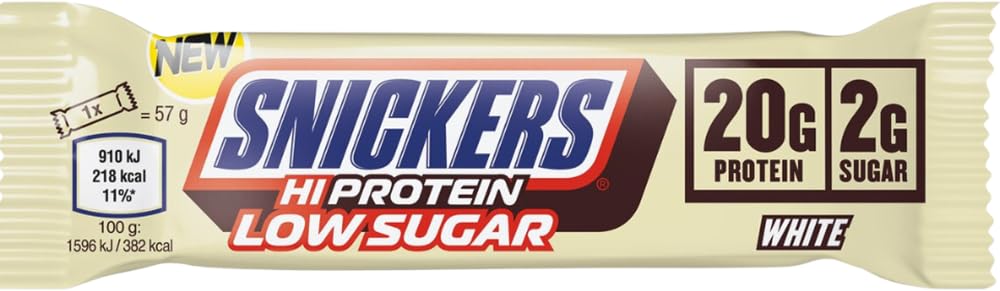 Snickers low-sugar bar 57g with 2g sugar option