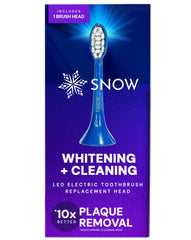 Soft-bristle SNOW Gen 1 replacement heads for sensitive teeth