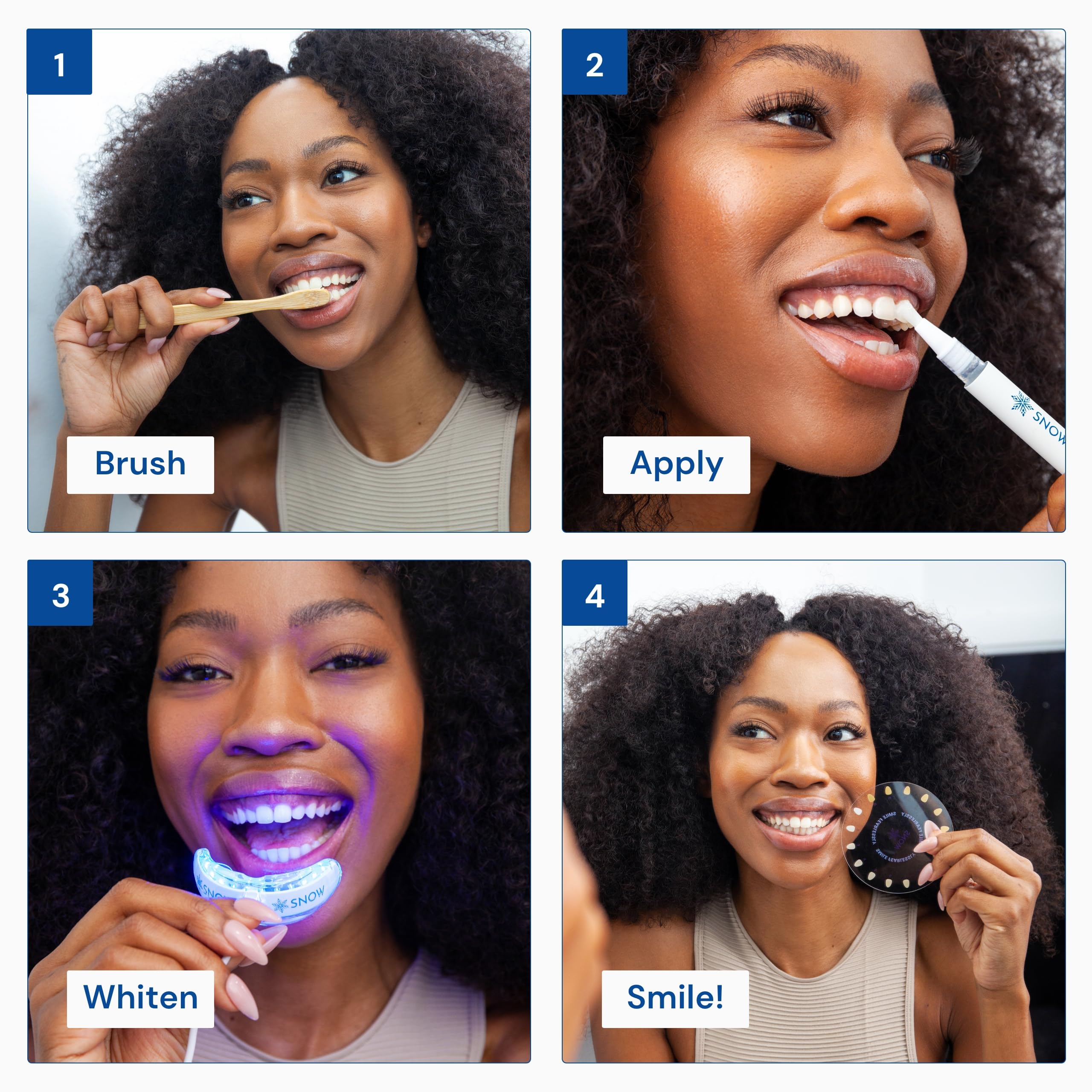 Travel-friendly Snow Teeth Whitening Kit case