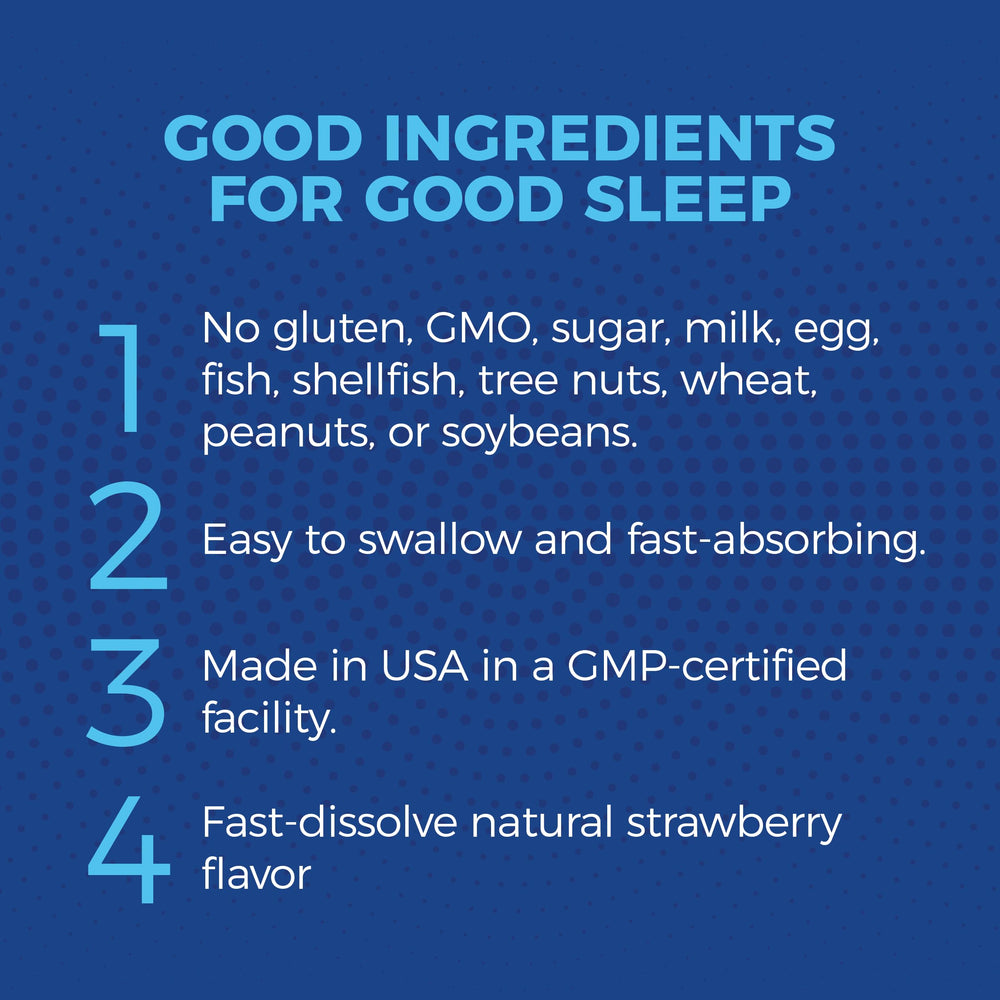Fast-dissolve tablets in glass of water
