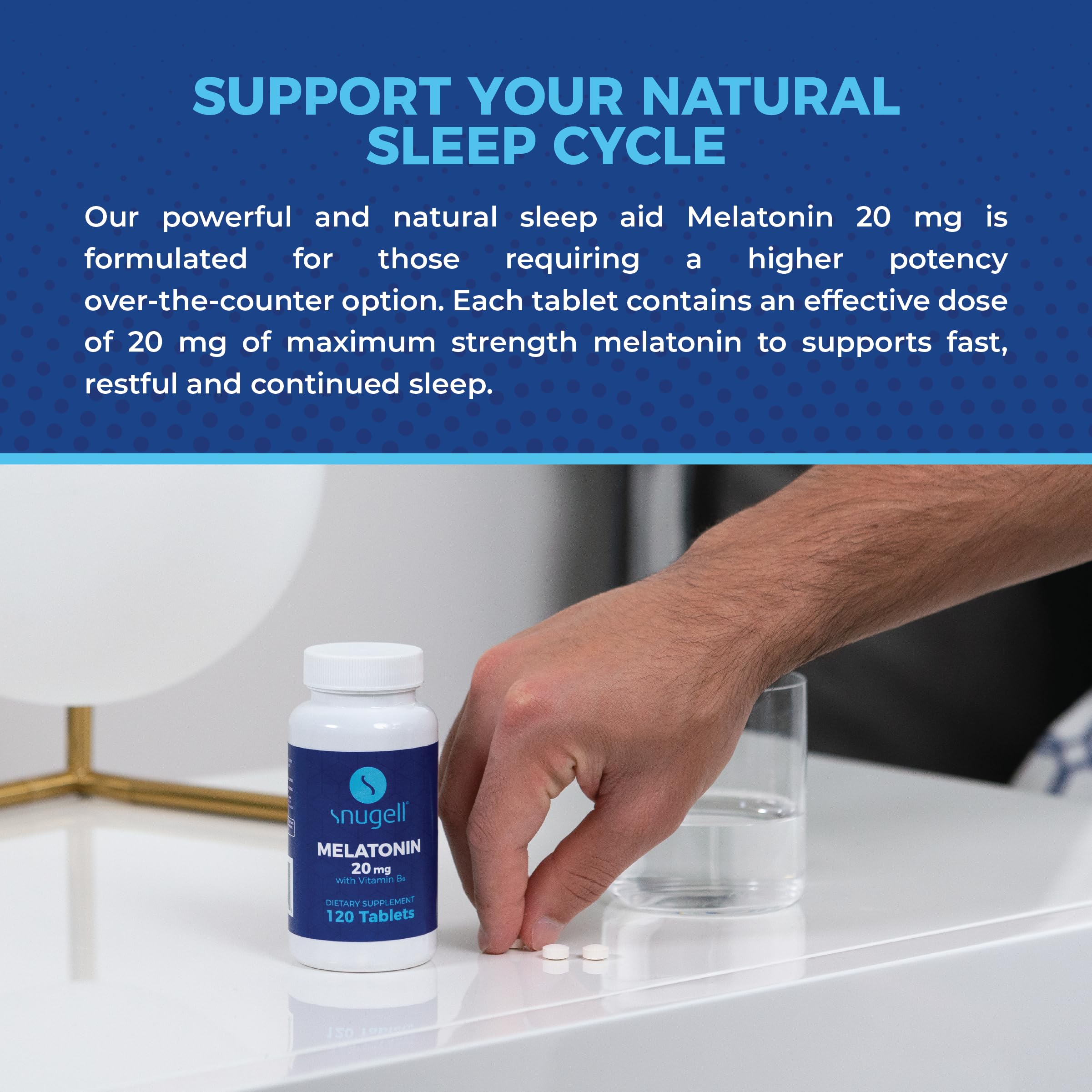 Close-up of strawberry-flavored melatonin tablet