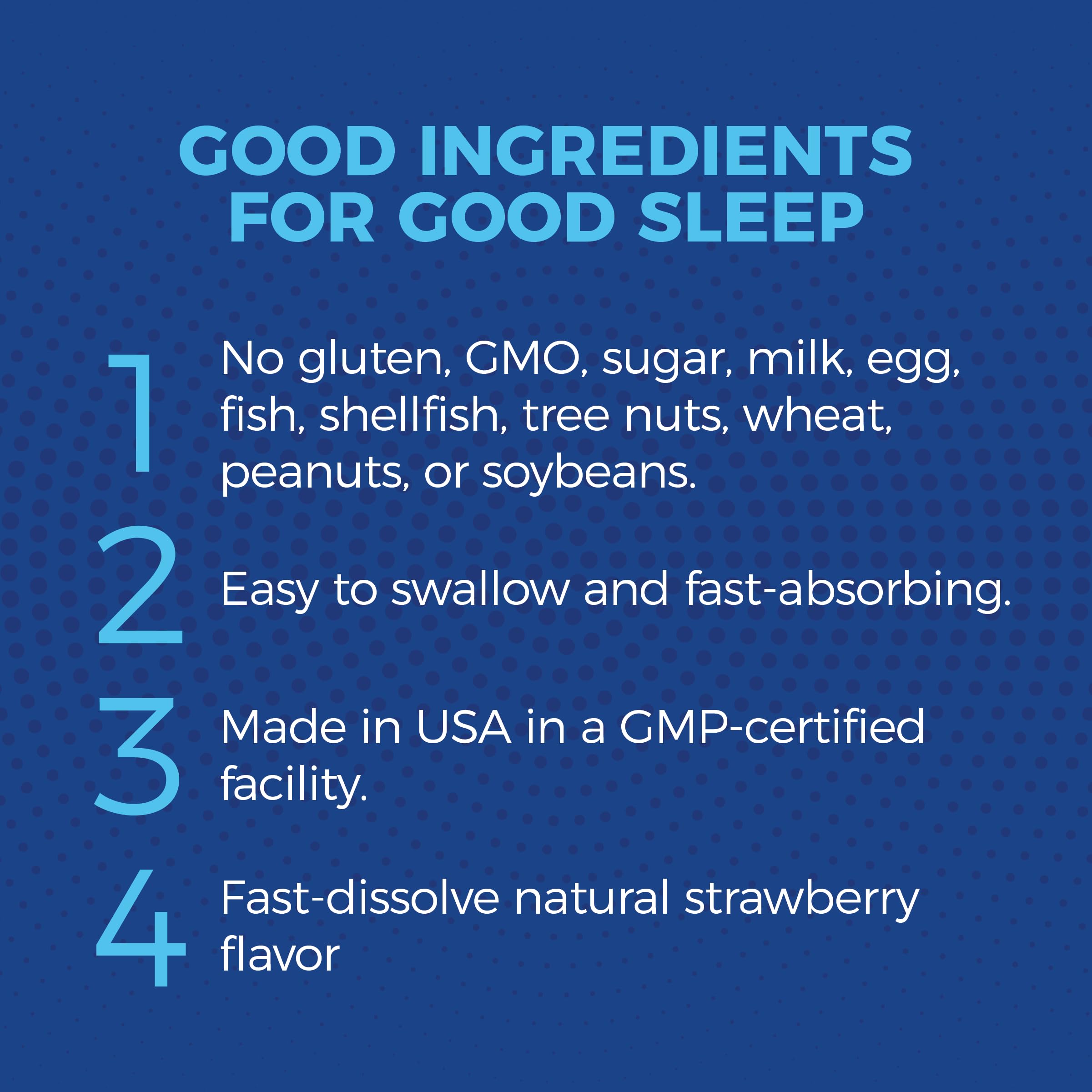 Close-up of a 20 mg melatonin tablet