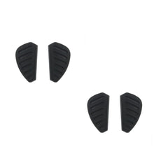 Socket style triangular sunglasses nose pad in black