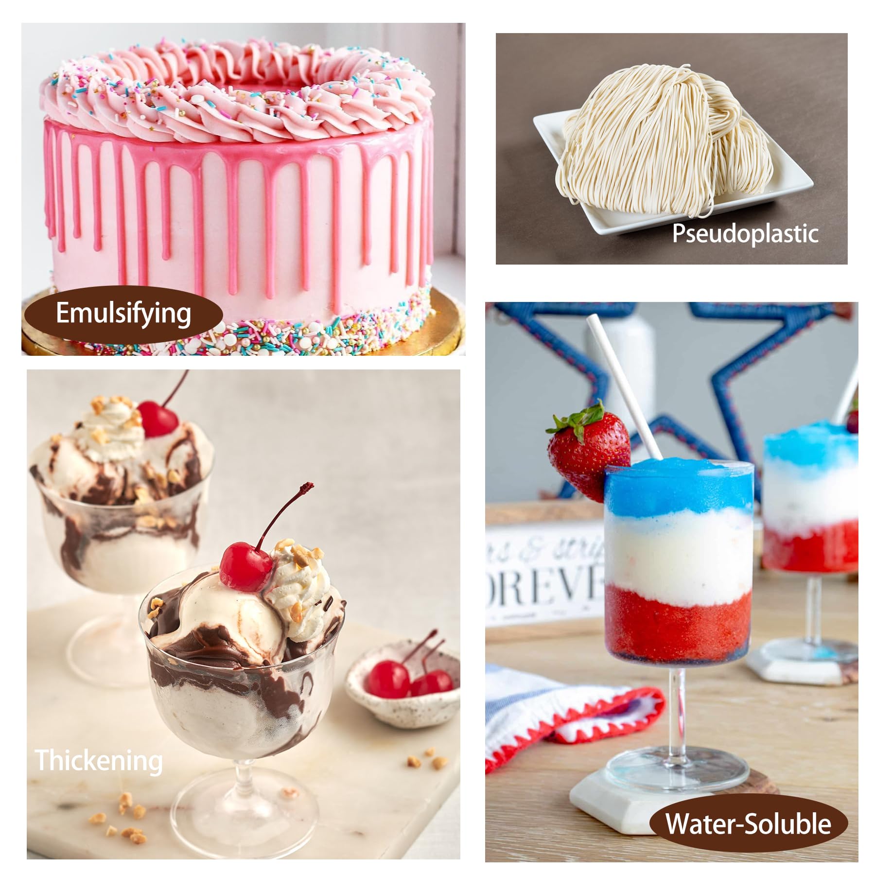 Packaging of natural sodium alginate powder