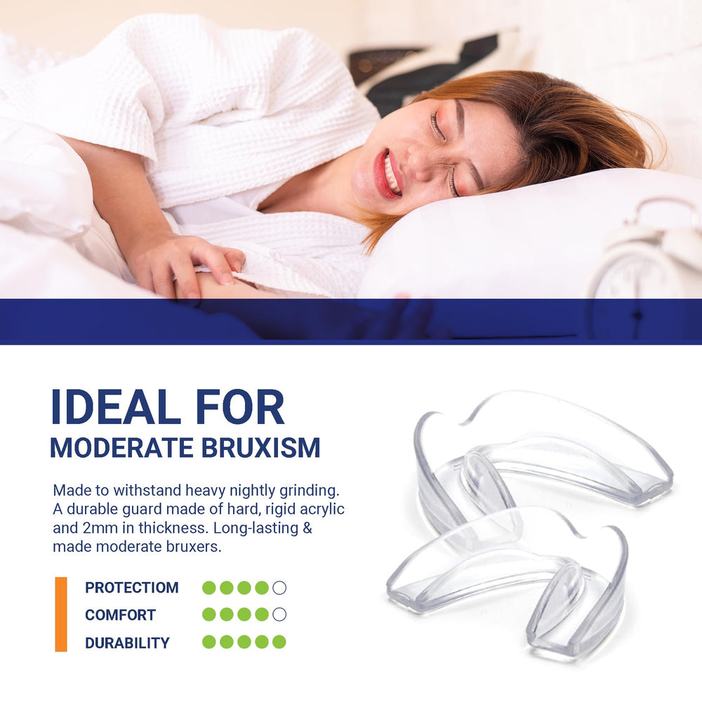Soft, customizable night guard for a comfortable fit