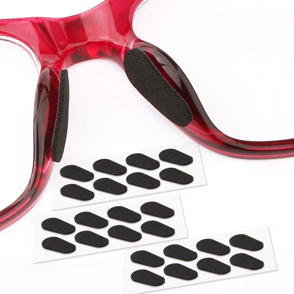Soft foam nose pads with self-adhesive back