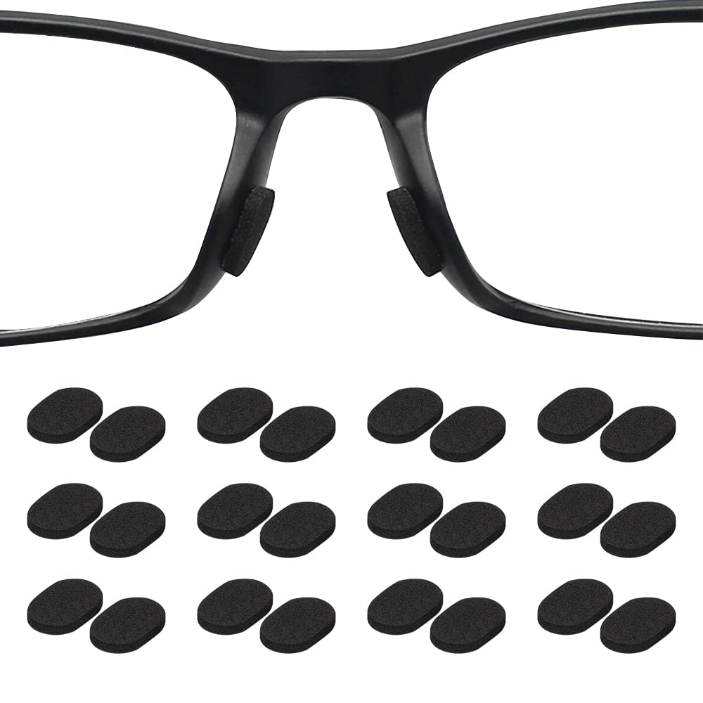 Close-up of soft foam nose pads for glasses