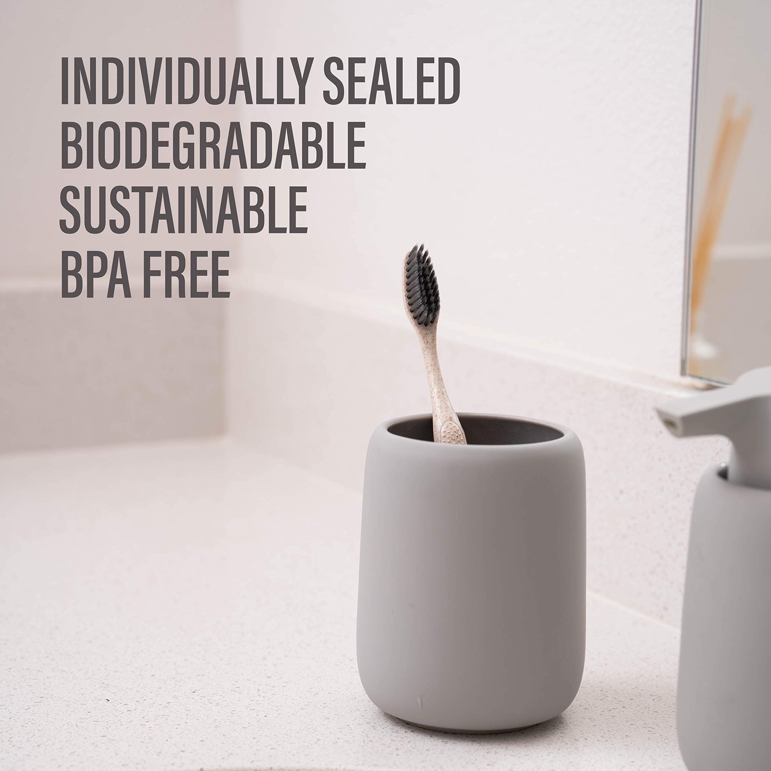 Soft nylon bristles BPA free toothbrush