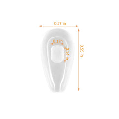 Soft silicone air cushion nose pads for glasses