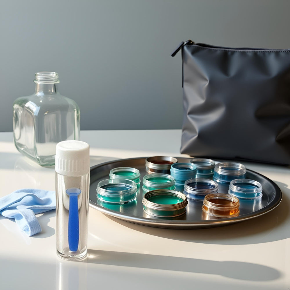 Tool suitable for hard contact lenses