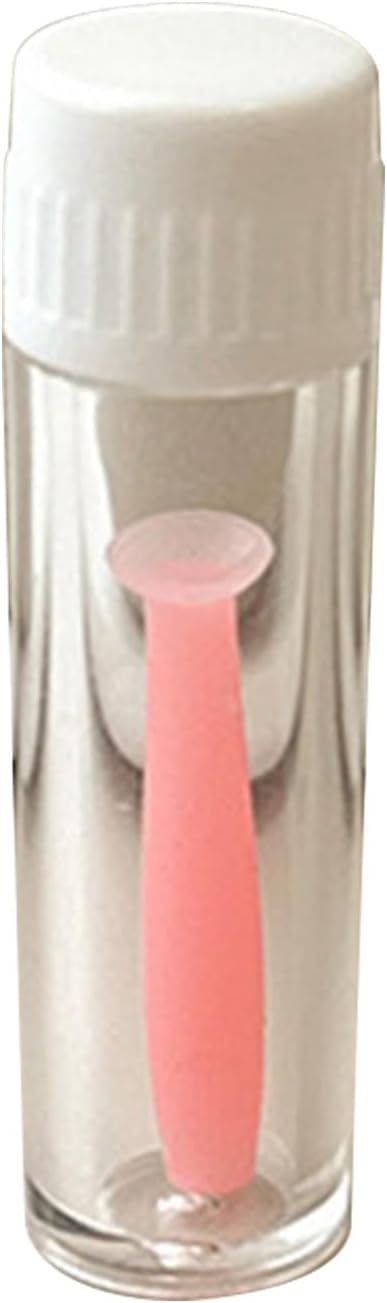 Soft silicone contact lens tool in pink