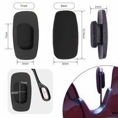 Anti-slip silicone nose pads to prevent eyewear sliding