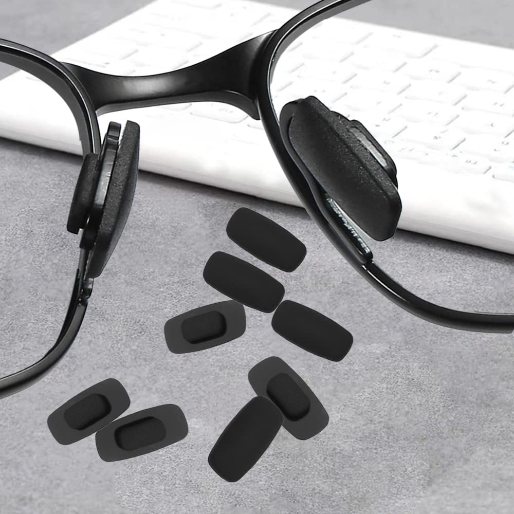 Universal fit push-in nose pads for most spectacles