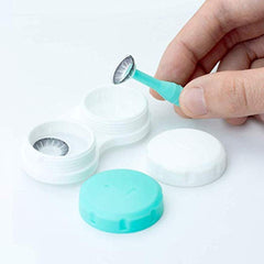 Soft silicone plunger safe for contact lenses