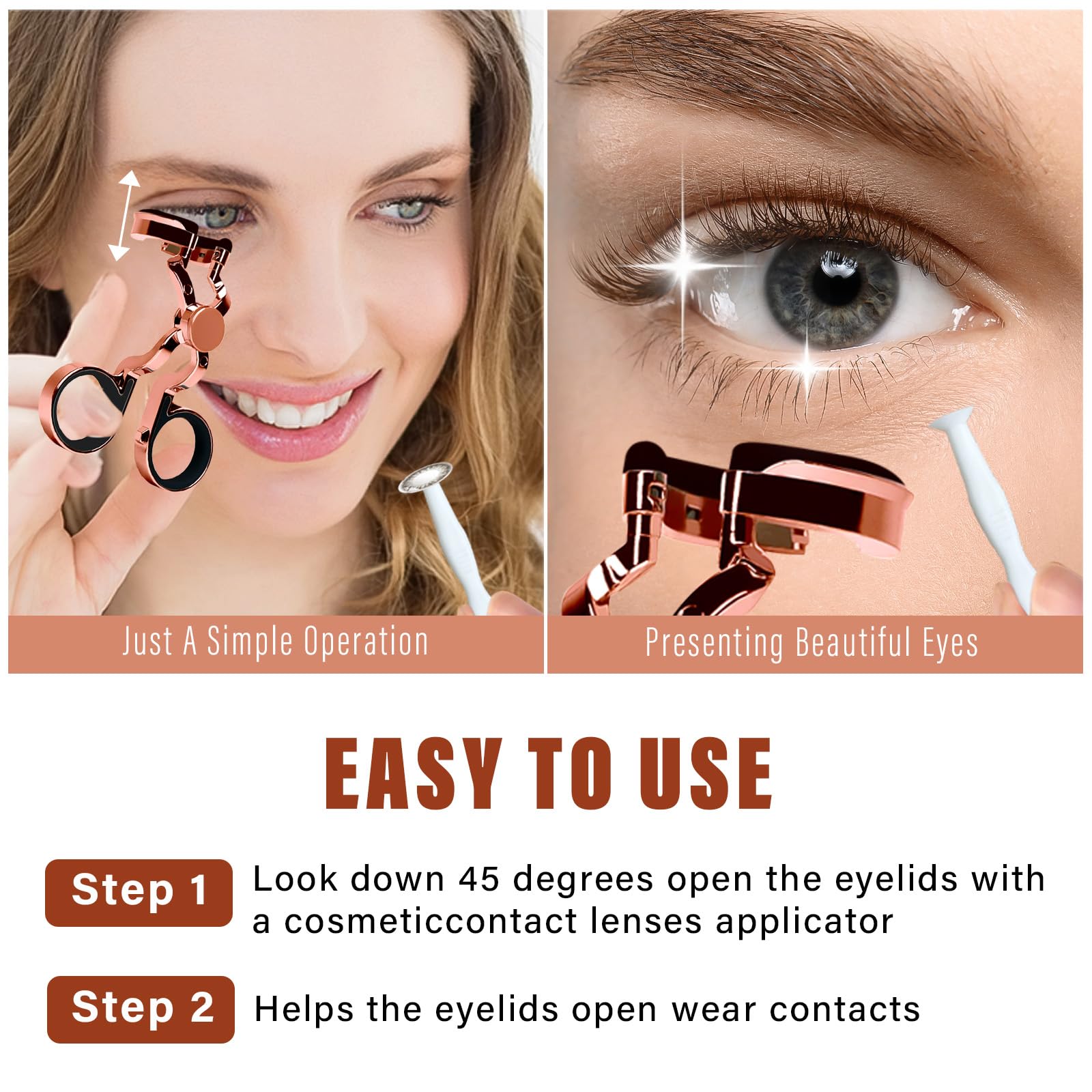Tweezers with soft tip included in the kit