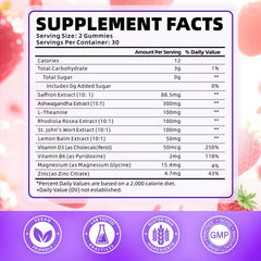 Close up of 10-in-1 saffron formulation with saffron extract