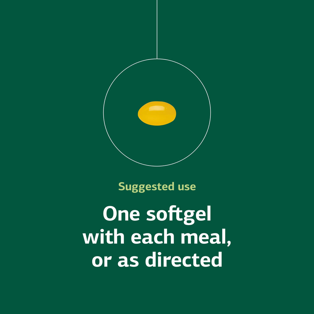 Close-up of softgel capsules of flax oil with B6