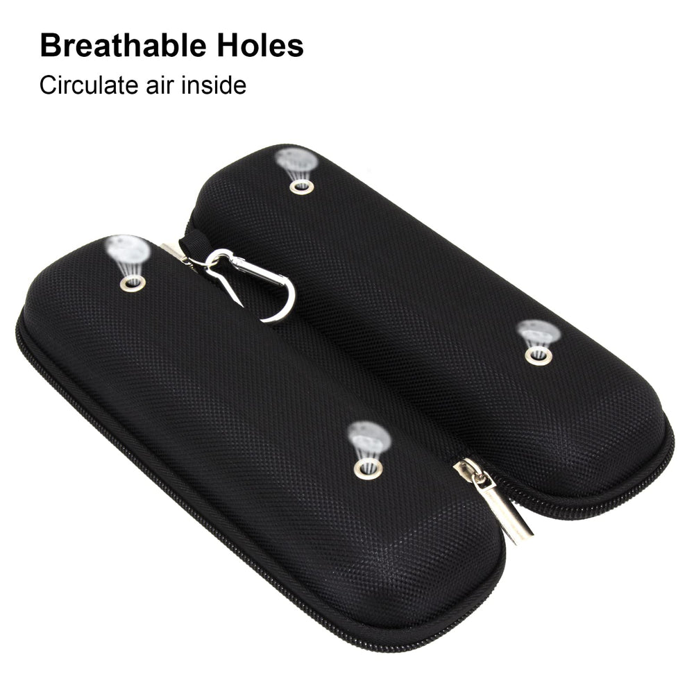Aluminum buckle with dual zipper closure for secure travel