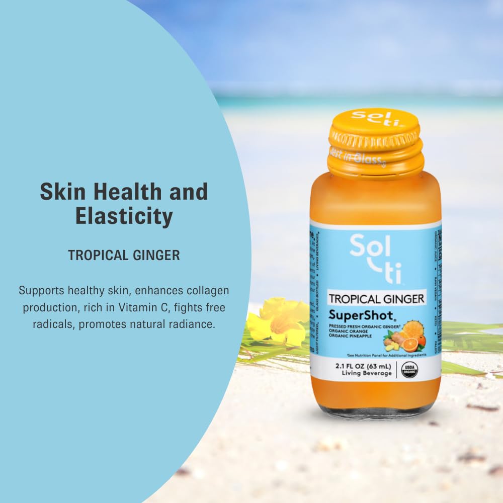 Sol-ti Tropical Ginger SuperShot eco-friendly packaging and organic ingredients