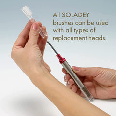 Header image showing 4-pack packaging for Soladey replacement heads