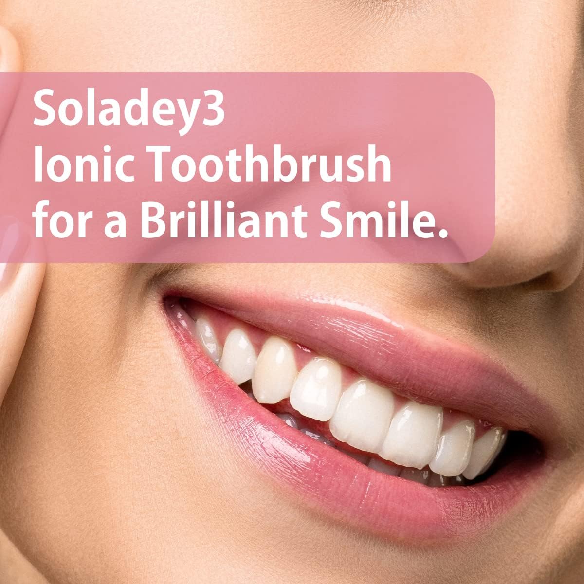 Soladey3 toothbrush showcasing solar power feature