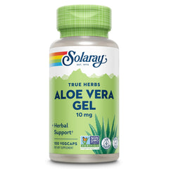 Solaray Aloe Vera Gel Concentrate 200X bottle label