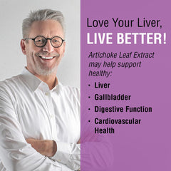 Capsules of SOLARAY Artichoke Leaf Extract 600mg (60 VegCaps)