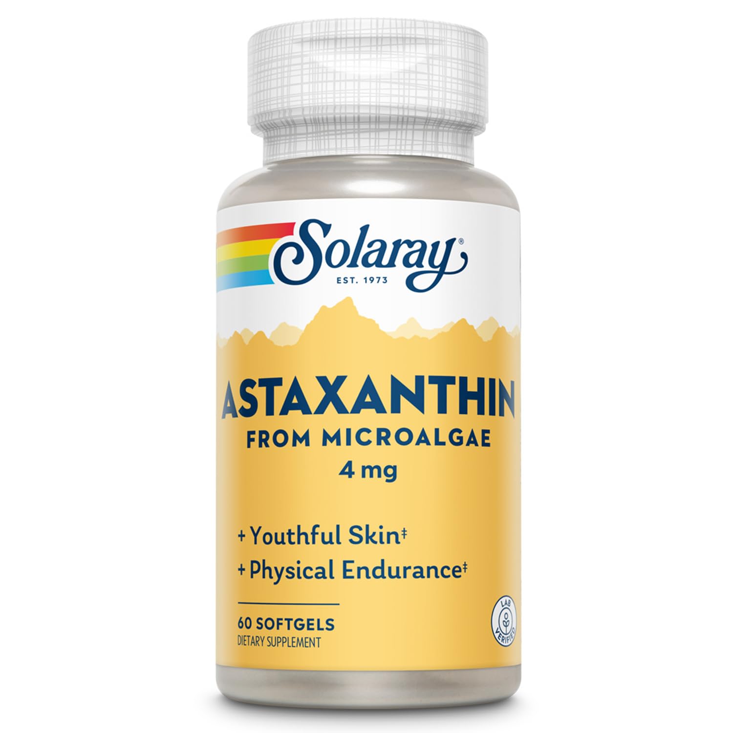 SOLARAY Astaxanthin 4 mg bottle