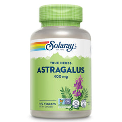 SOLARAY Astragalus Root 400 mg bottle with 180 VegCaps