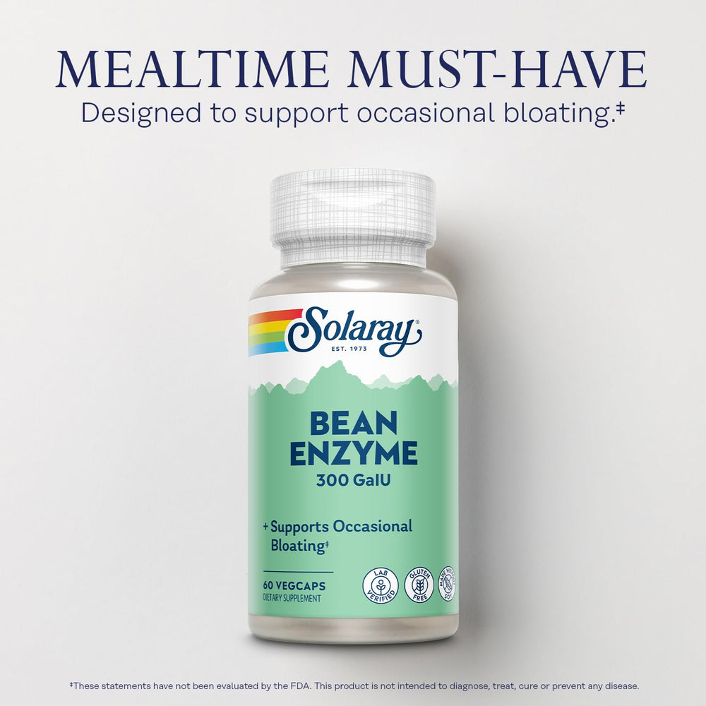 Digestive health supplement image highlighting 300 GalU potency